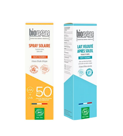 Bioregena Duo Pack Spray Solaire 90 ml+Lait Veloute 125 ml
