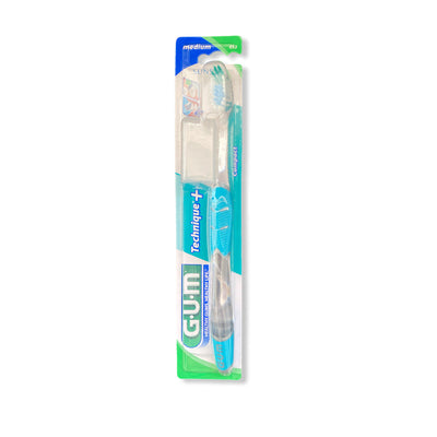Gum Brosse à dents Technique+ medium Sunstar compacte 493