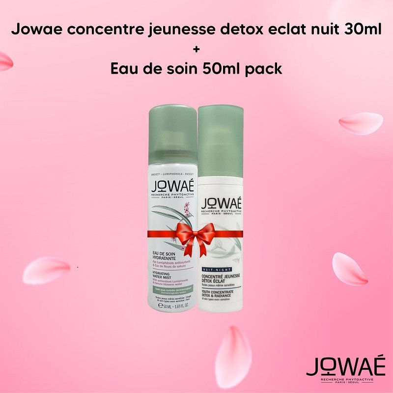 Jowaé Nuit Concentré Jeunesse Détox Éclat – 30 ml
