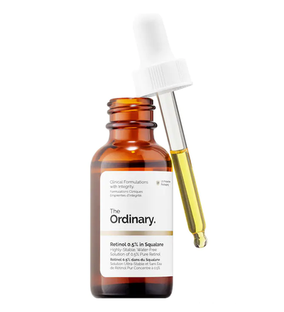 The Ordinary Retinol 0,5% in Squalane — 30 ml — présentation du produit