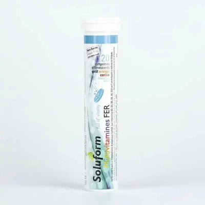 Soluform Fer Multivitamines 20 Comprimés – Énergie, Vitalité & Immunité