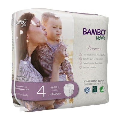 Bambo Nature Dream Diapers size 4 (7-14 kg / 15-31 lbs), 27 pcs