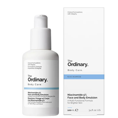 The Ordinary Niacinamide 5% Face and Body Emulsion — 100 ml — présentation du produit