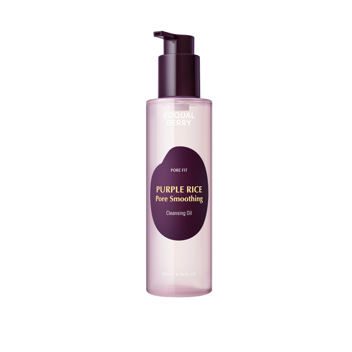 EQQUAL Berry Purple Rice – Huile Nettoyante Lissante Pores – 200 ML