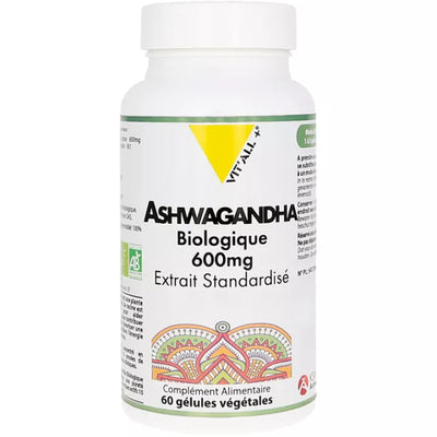 VIT'ALL + ASHWAGANDHA BIO* 600mg 60 Gélules