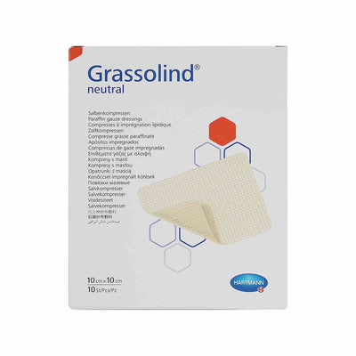 Hartmann Grassolind Neutral Pansement Gras 10X10Cm