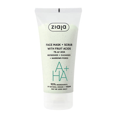 Ziaja Aha+ Masque + Gommage Aux Acides De Fruits 1% Aha 55Ml
