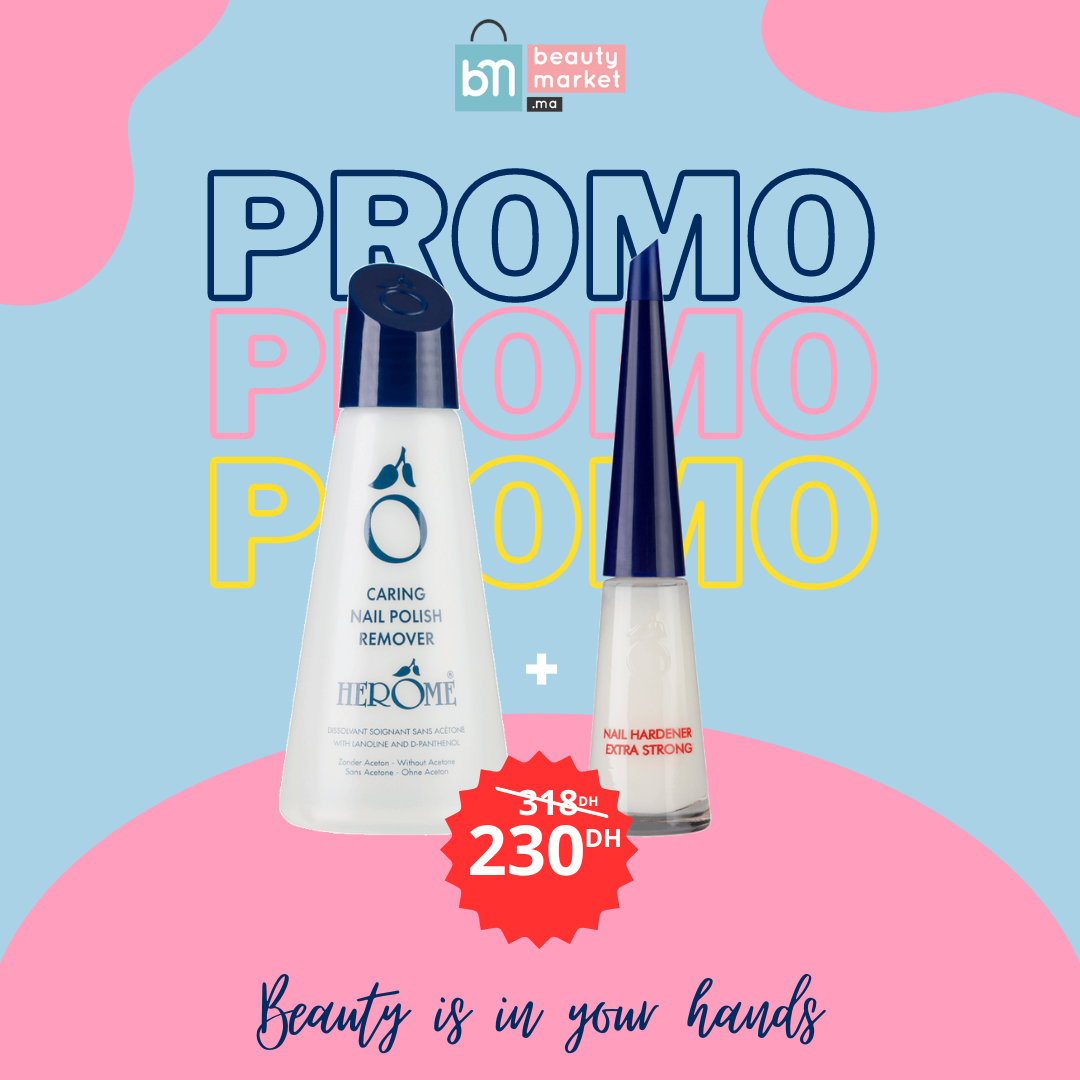 Herome Pack Durcisseur Extra Fort Pour Ongles  + Dissolvant Soignant