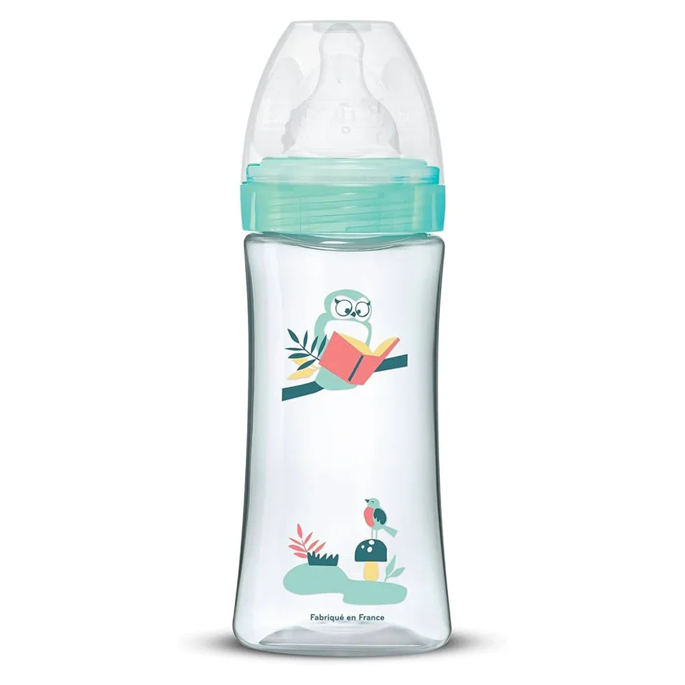 Dodie Biberon Vert Initiation+ Decors Vert Valentin 330Ml