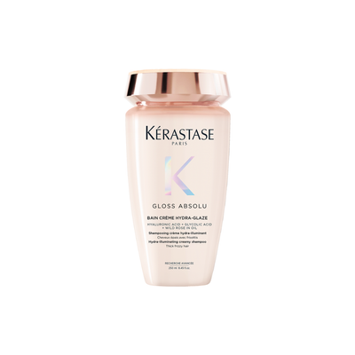 Kérastase Gloss Absolu Bain Crème Hydra-Glaze 250ml – Shampooing Hydratant Brillance