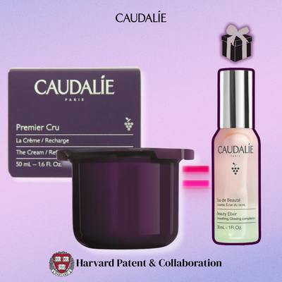 CAUDALIE Premier Cru – La Crème Recharge 50 ml - Eau de Beauté 30 ml OFFERTE