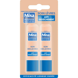 Mixa INTENSIF Soin pour Lèvres Anti-dessèchement 2×4.7ml