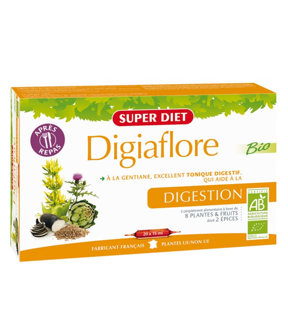 Super Diet Digiaflore Bio – 20 Ampoules x 15 ml