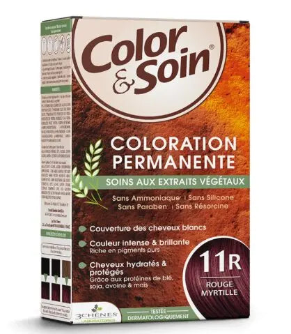 Color & Soin Coloration Permanente 11R Rouge Myrtille – Couleur Intense & Soin Protecteur