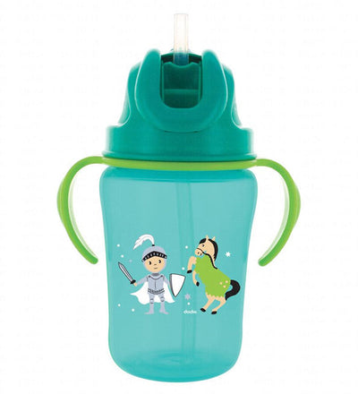 Dodie – Tasse paille (18M+) Vert – 350 ml