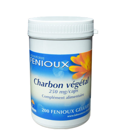Fenioux Charbon Végétal – 200 Gélules – 250 mg