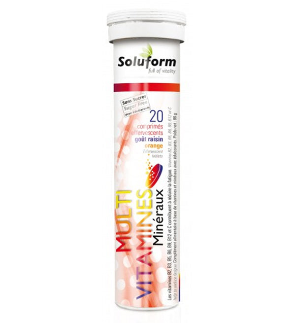 Soluform MultiVitamines Minéraux – 20 Comprimés