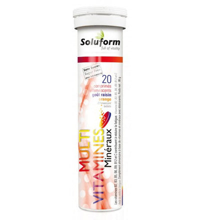 Soluform MultiVitamines Minéraux – 20 Comprimés