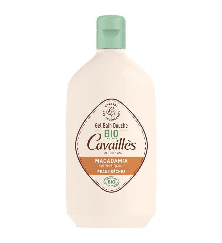 Cavailles Gel Bain Douche Huille De Macadamia Peaux Sèches 400 ml