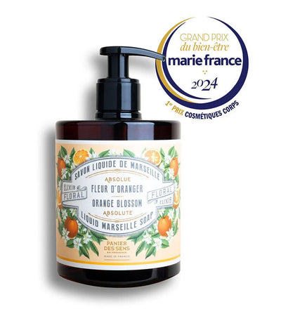 PANIER DES SENS Savon de Marseille liquide Fleur d’Oranger 500ml