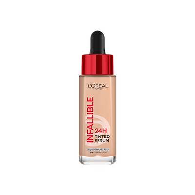 L'oréal paris infaillible 24h serum teintee light medium 3-4 30 ml