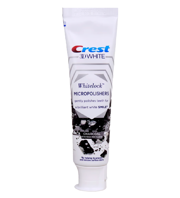 Crest Dentifrice 3D White Whitelock charcoal 88ml