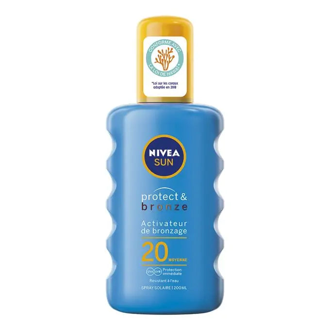 Nivea Sun Lait Protect Et Bronze Spray Ip20