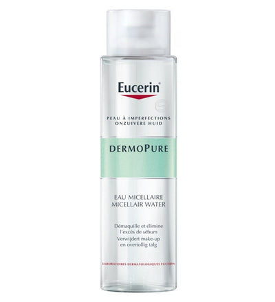 Eucerin – eau micellaire peau acnéique dermopure – 400 ml