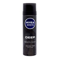 NIVEA MEN Mousse à Raser Deep 200ml – Purifiante au Charbon Noir pour un Rasage Précis