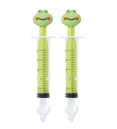 L2N Pharma Lot de 2 Seringues Bébé pour Lavage Nasal Grenouille