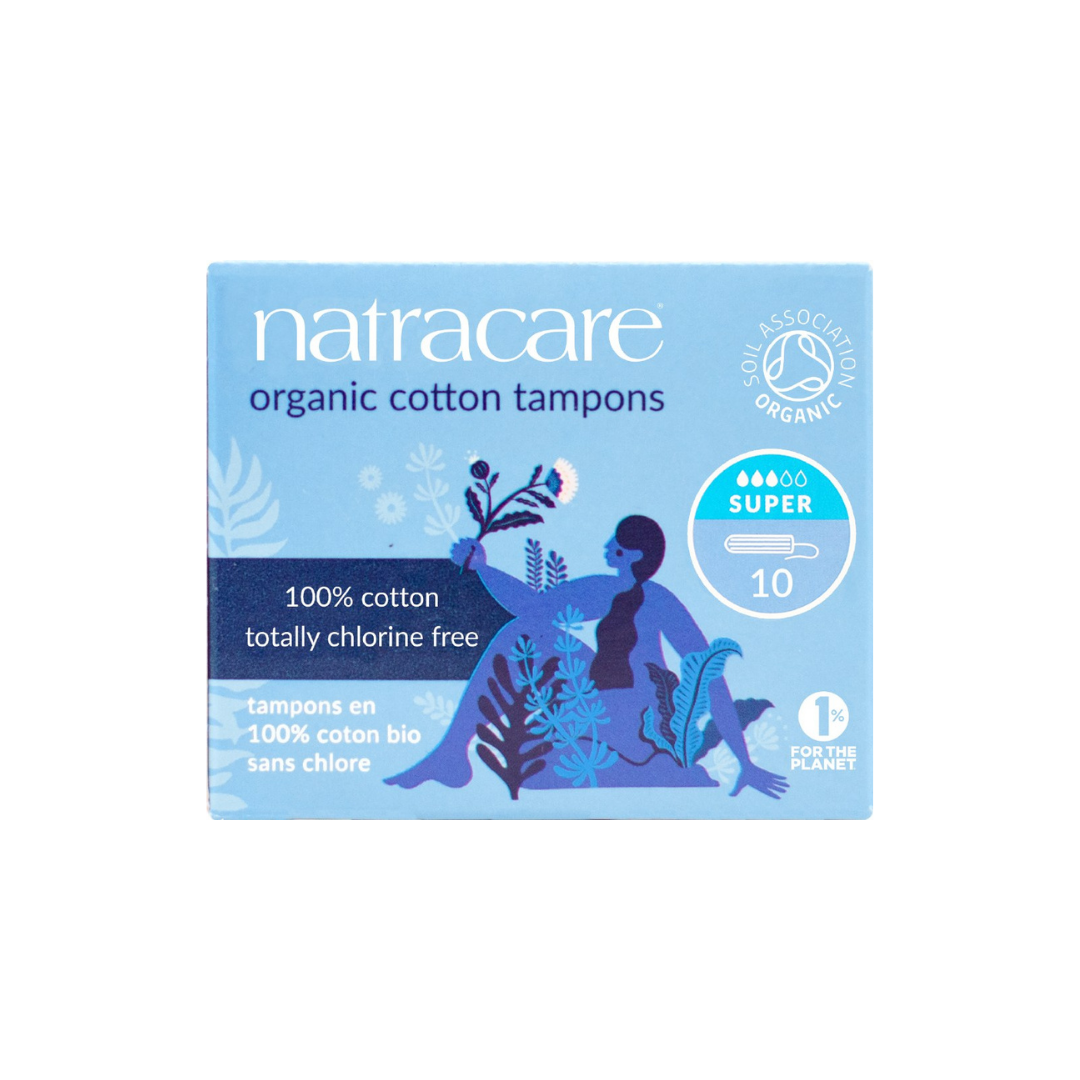 Natracare Tampons Super Sans Applicateur 10 U