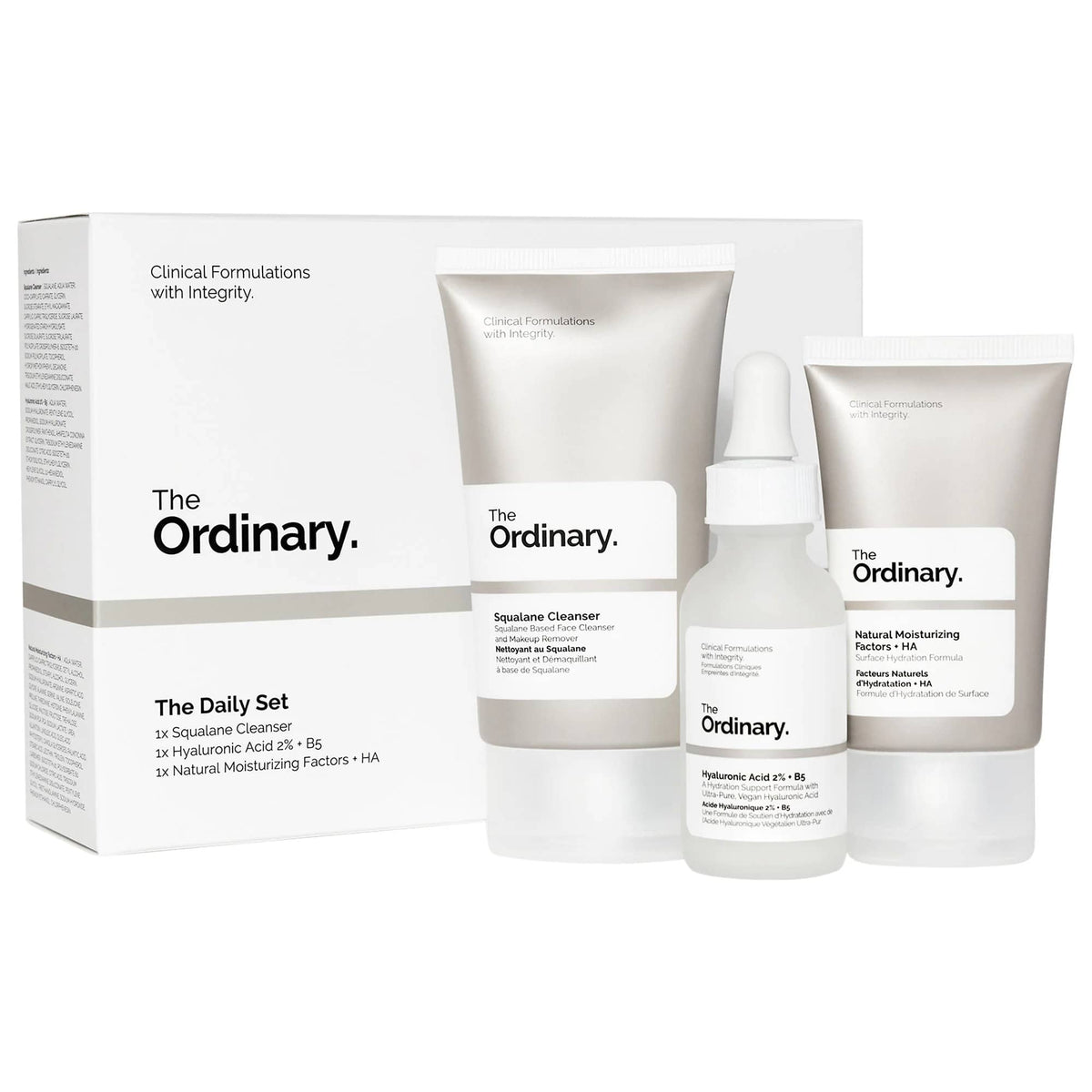 The Ordinary The Daily Set — Coffret — présentation du produit