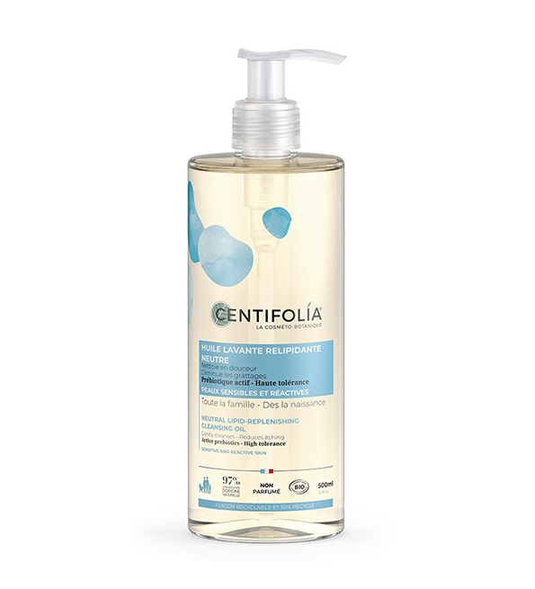 Centifolia Huile Lavante Relipidante Neutre Pour Le Corps