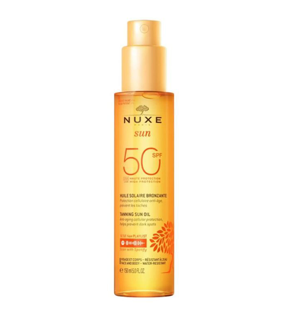 Nuxe Sun Huile Solaire Bronzante 150 ml SPF 50