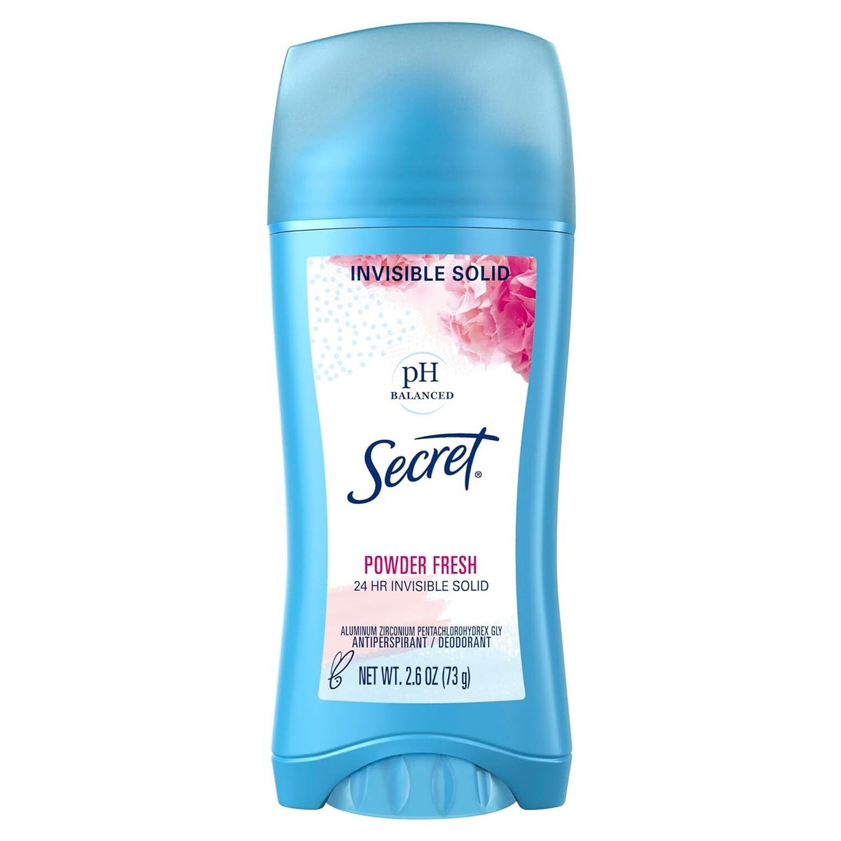 Secret Déodorant solide invisible au pH équilibré, fraîcheur poudre 73ML