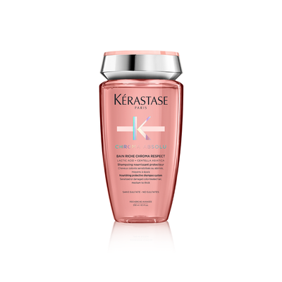 Kérastase Chroma Absolu Bain Riche Chroma Respect 250ml – Shampooing Nourrissant Cheveux Colorés