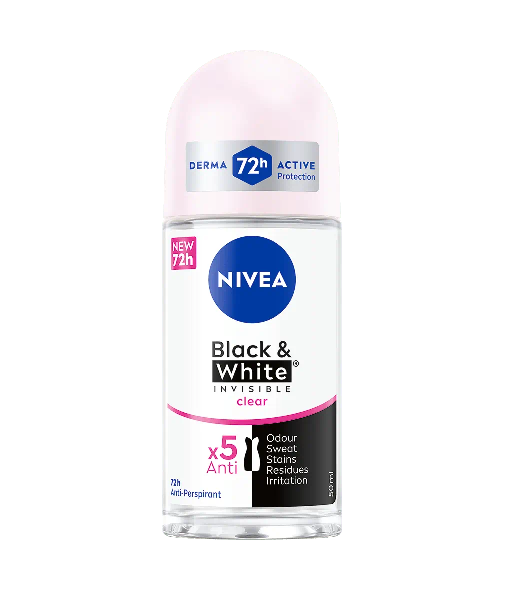 Nivea Deodorant Black & White Invisible Clear Anti-Perspirant  72H