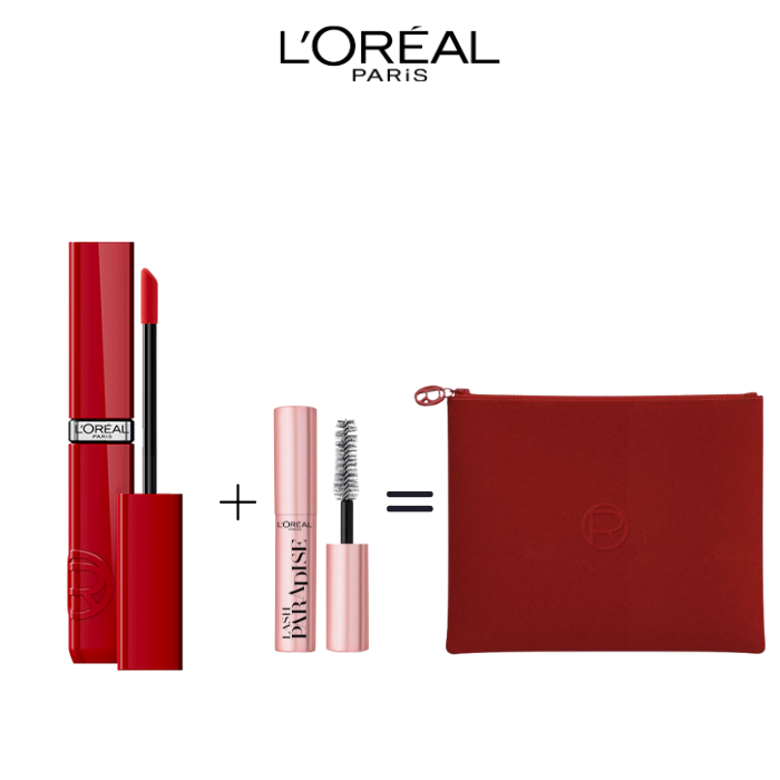 L'oréal paris-infaillible Liquide resistance - rouge à lèvres 420 TRUE ROMANCE - Mini mascara + Trousse OFFERTES