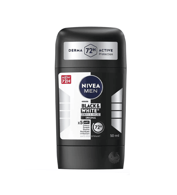 Nivea Men Deodorant Stick Black & White Original 72H 50Ml