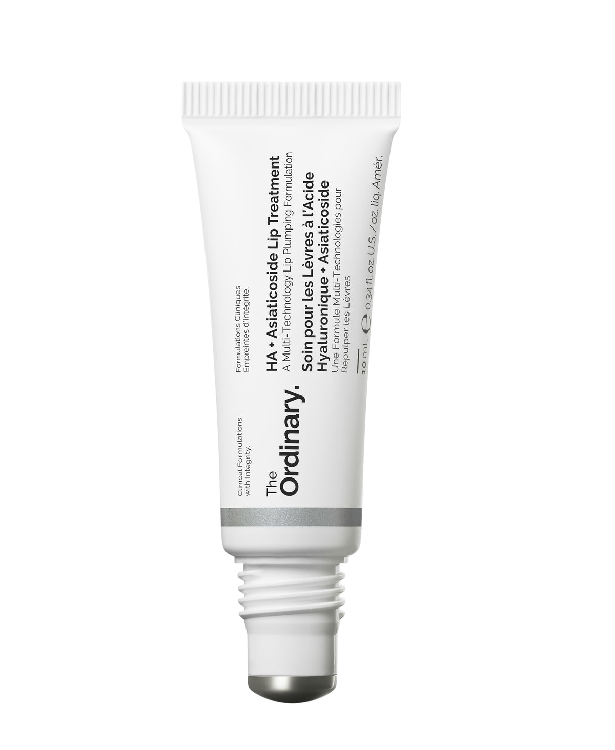 The Ordinary HA + Asiaticoside Lip Treatment — 10 ml — présentation du produit