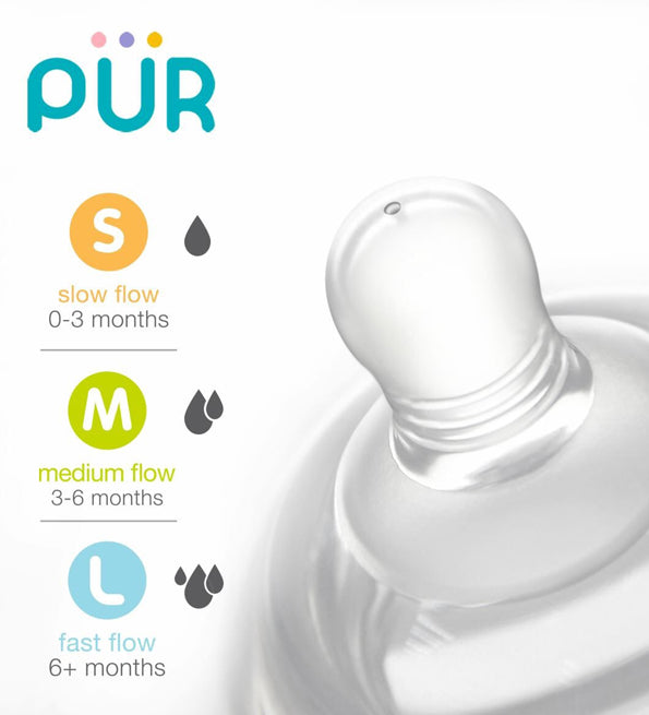 Pur Biberon Advanced Plus Wide Neck Bottle 125ml 1801