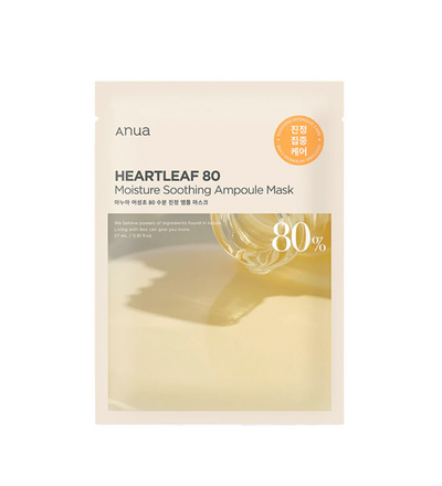 ANUA - HEARTLEAF 80% Moisture soothing ampoule mask