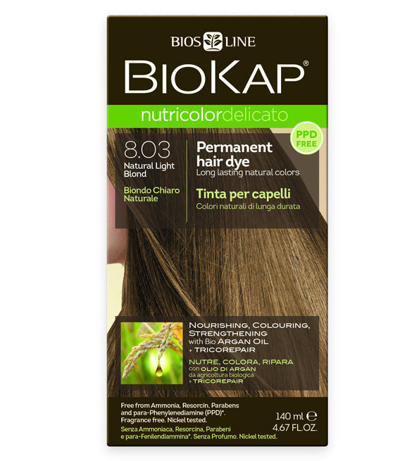 Biokap Nutricolor Delicato 8.03 Blond clair naturel