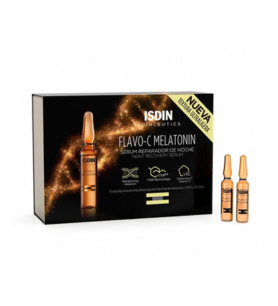 Isdin Flavo-C Melatonin serum reparateur nuit 10amp*2ml