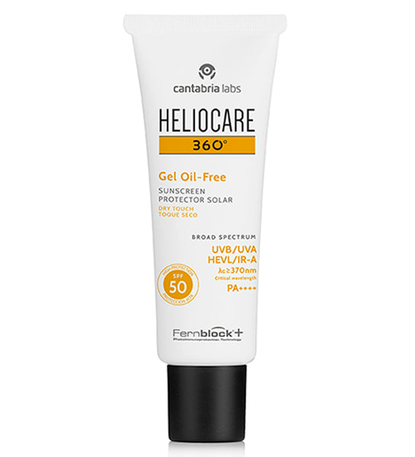 CANTABRIA Heliocare 360º Gel Oil-free SPF 50 – 50 ml - Biretix gel 200 ML Offert