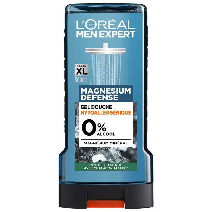 L'Oréal Paris Men Expert Gel Douche Magnesium Hypoallergénique 300 ml
