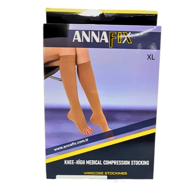ANNAFIX Bas Chaussettes Class 2 Open Taille XL REF-237