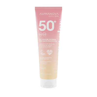 Alphanova Daily Sun SPF 50+ Lait Solaire Invisible Sun Glow 150 ml