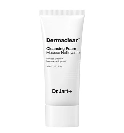 Dr. Jart+ Dermaclear™ Mousse Nettoyante Visage 30ml – Nettoyant Purifiant et Éclat Naturel