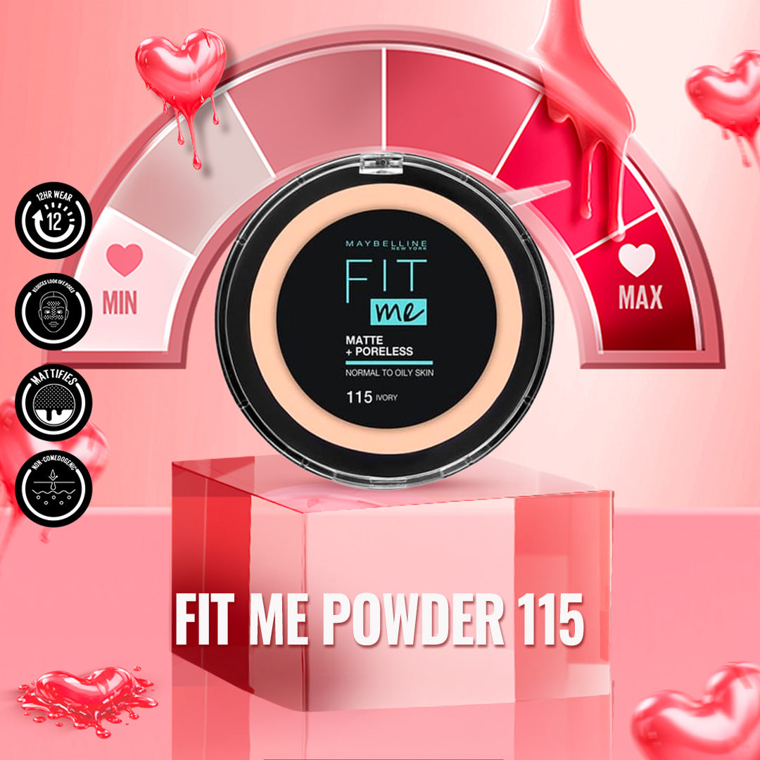 Maybelline - FIT ME PWD 115 IVORY
